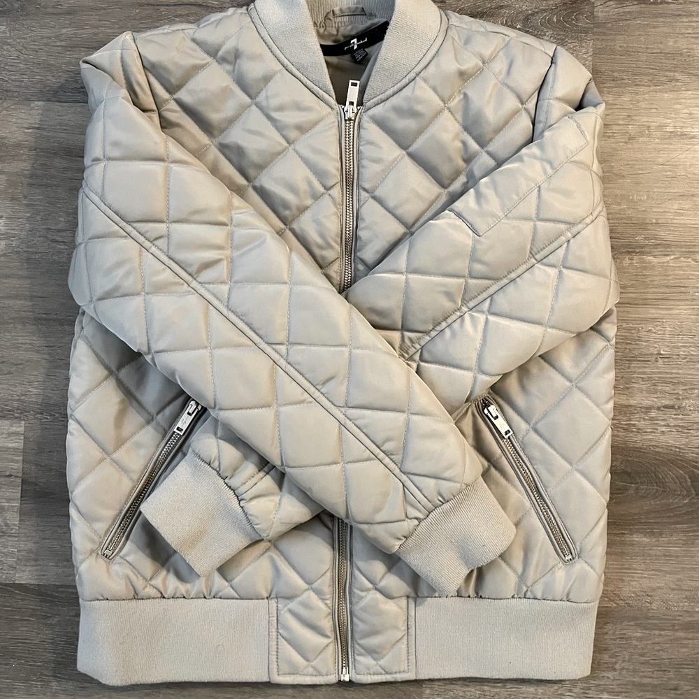 7 for all mankind bomber jacket